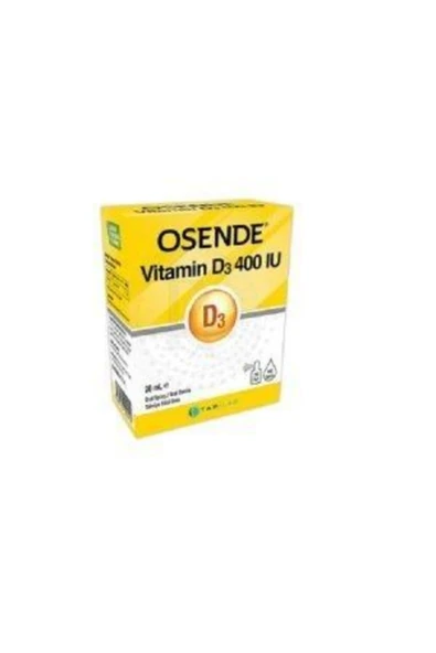 Osende Vitamin D3 400 IU Takviye Edici Gıda ürün görseli