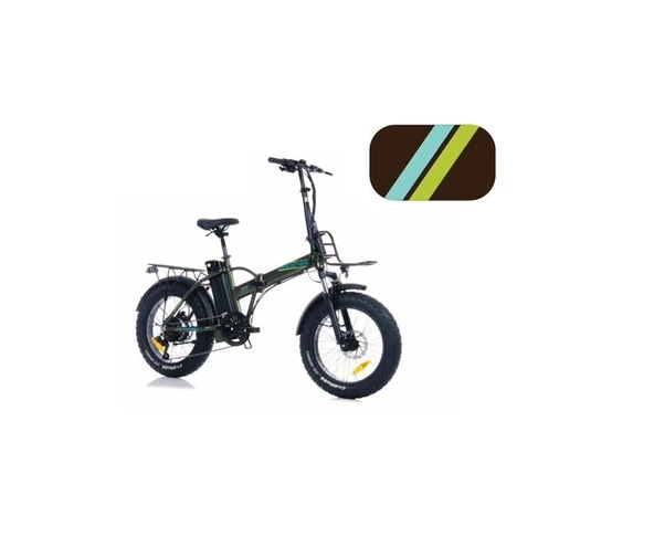 CORELLİ BROSTER MOONER FAT BIKE ELEKTRİKLİ KATLANIR BİSİKLET 42CM HD 20 JANT 7 VİTES METALİK KAHVERENGİ ürün görseli