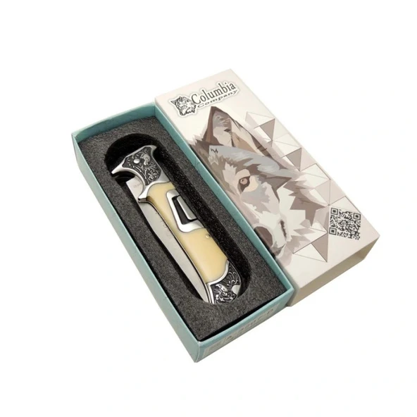 Columbia Avcı Çakısı Krem A-3207-D 23 CM - Resim 2