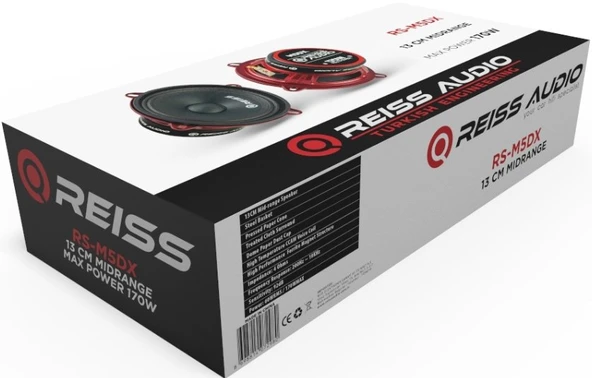 REİSS RS-M5DX 13 CM MİDRENGE - Resim 2