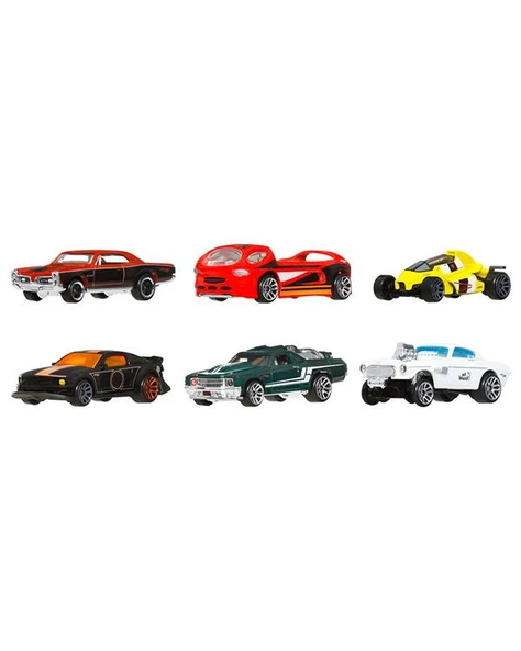 Hot Wheels Silver Series Efsane Temalı 6lı Metal Araba Seti JBY78 - 2
