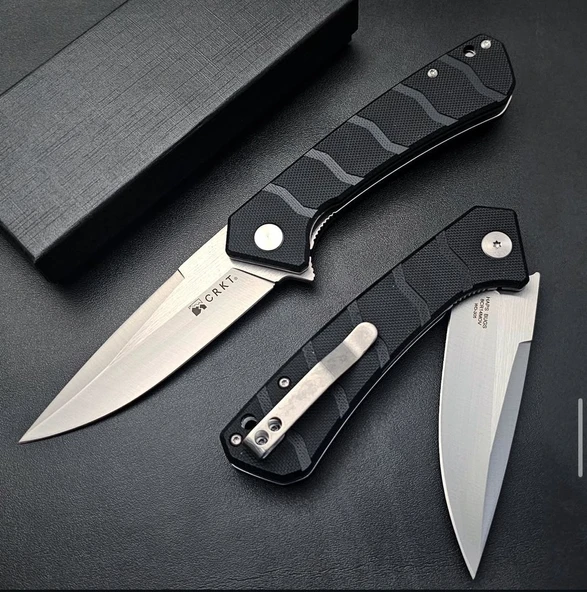 Crkt Hops Bugs WD-035 D2 Çelik Soft Kabze Otomatik Kamp Çakısı
