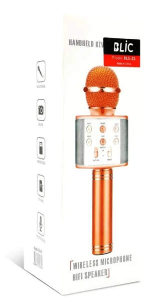 Blic Mikrofon Aux Usb Ve Sd Kart Girişli Bluetooth Air-BLS25 - 1