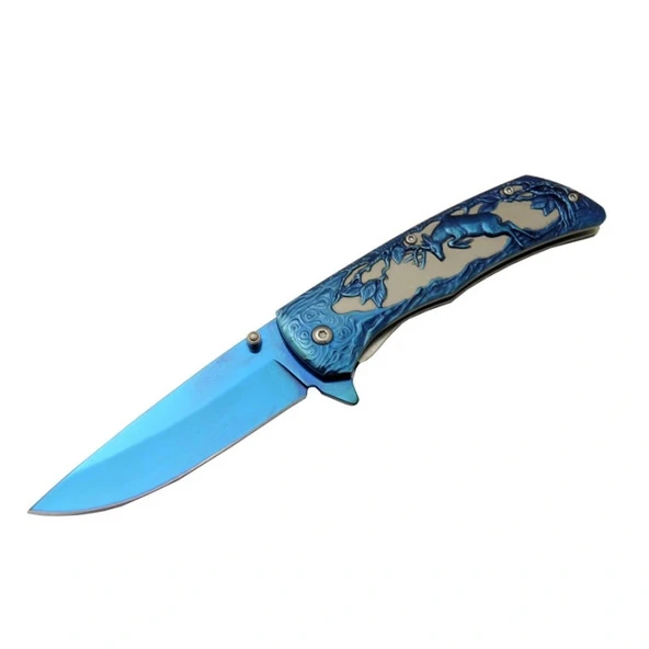 Geyikli Çakı Blue YST5900BL 21 CM ürün görseli 1