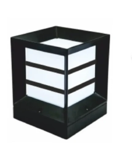 Izgaralı Set Üstü Aydınlatma Kare Küp Bahçe Aydınlatma Armatürü Gr-25147 ürün görseli