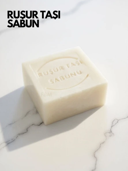 Ruşur Taşı Sabunu – Doğal Peeling Etkili Nemlendirici Beyazlatıcı ve Cilt Arındırıcı (110-120 gr) - 1