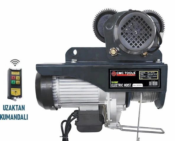 CMC 600/1200 KG ŞARYOLU ELEKTRİKLİ VİNÇ UZAKTAN KUMANDALI ürün görseli