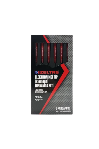 İzeltaş Klemens Tornavida Seti 6 lı 4500008106 - 1
