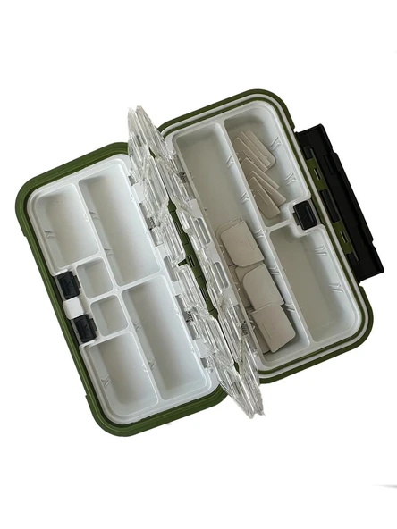 Captain 7246 Profesyonel LRF Malzeme Kutusu 16x9x4.5cm, Yeşil ürün görseli