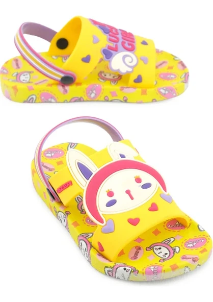 Monalisa Home 26 Numara Renkli Lastikli Islak Zemine Uygun Terlik-Sandalet ürün görseli 1