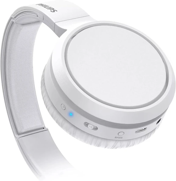 Philips TAH5205 Kablosuz Kulak Üstü Kulaklık (Bold Bass) Beyaz - 29 saat - 4