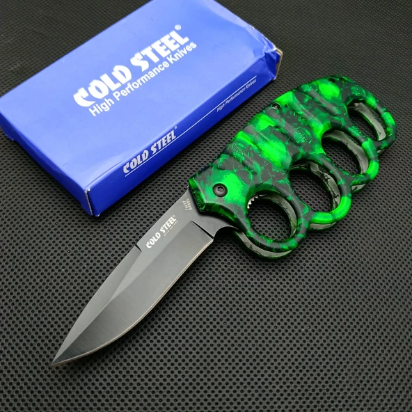 Cold Steel Kuru Kafa Desenli Otomatik Kamp Çakısı