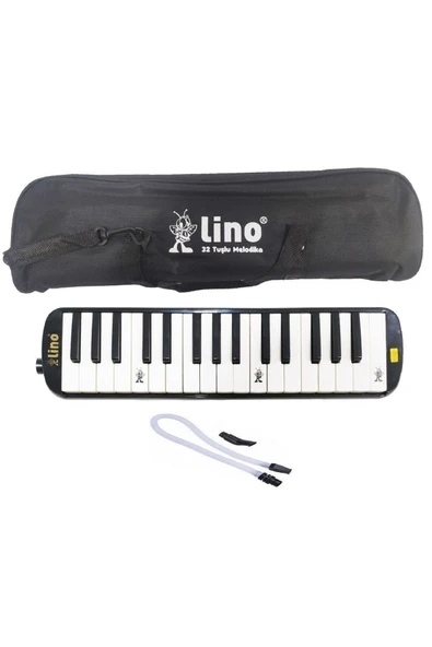 Lino Melodika 32 Tuşlu Bez Çantalı Siyah Melodika