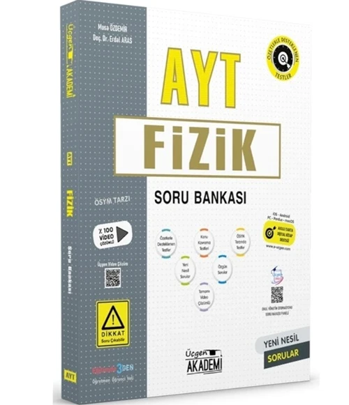 Üçgen Akademi - Ayt Fizik Soru Bankası ürün görseli
