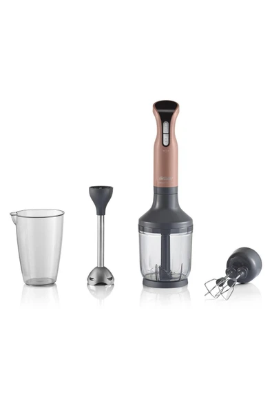 Arzum Ar1016-ag Prostick 1000 Watt Ergonomik Çubuk Blender Seti - Akşam Güneşi - Resim 3