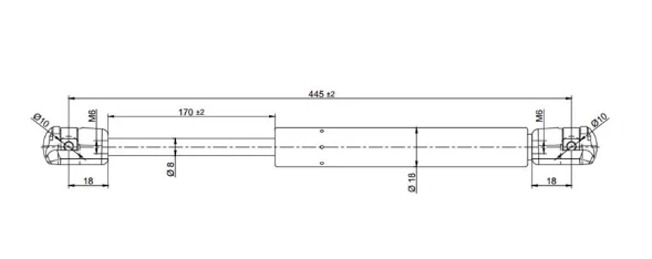 KRAFTVOLL 09010080 Bagaj Amortisörü Sağ/Sol C3 02-09 (2 Adettir) - 2