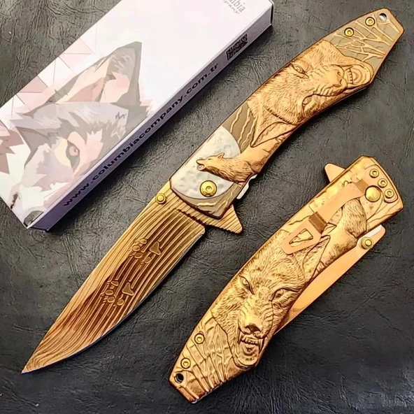 AlsepeteAvm FXT-3105 Kurt İşlemeli Kamp Çakısı ürün görseli