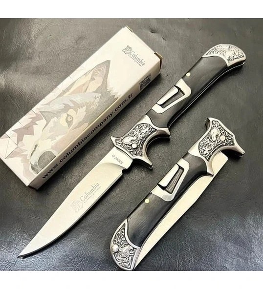 AlsepeteAvm A3207-B Gravür İşlemeli Manuel Kamp Çakısı ürün görseli