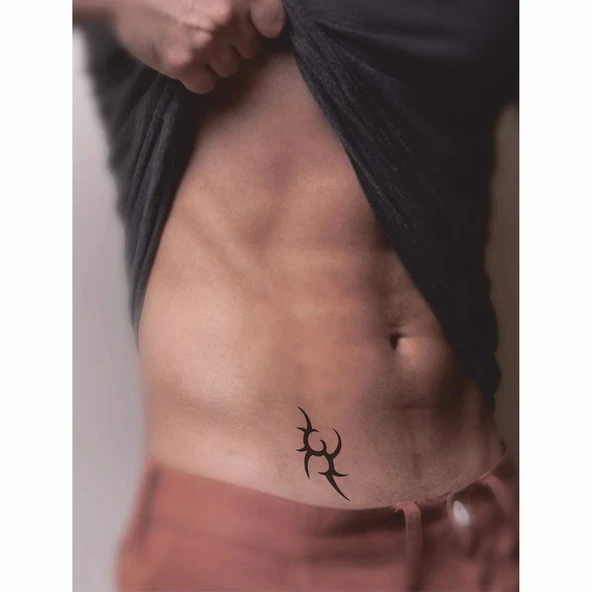 Tribal Diken -1 Tattoo Geçici Dövme Şablonları Kına Kalıpları - 2