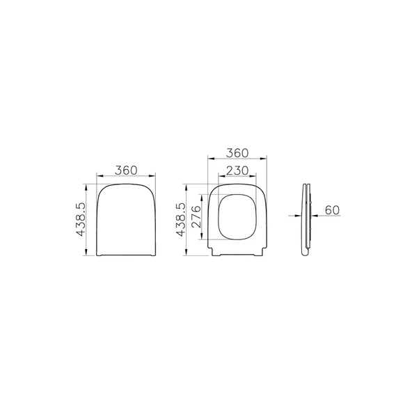 Vitra S20 Soft Klozet Kapağı147-003-909 Beyaz - 6