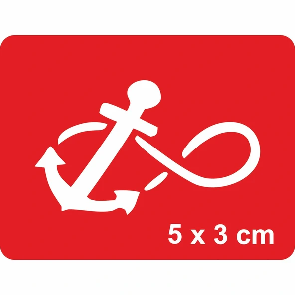 Sonsuz Deniz Aşkı Çapa  Tattoo Geçici Dövme Şablonları Kına Kalıpları ürün görseli 1