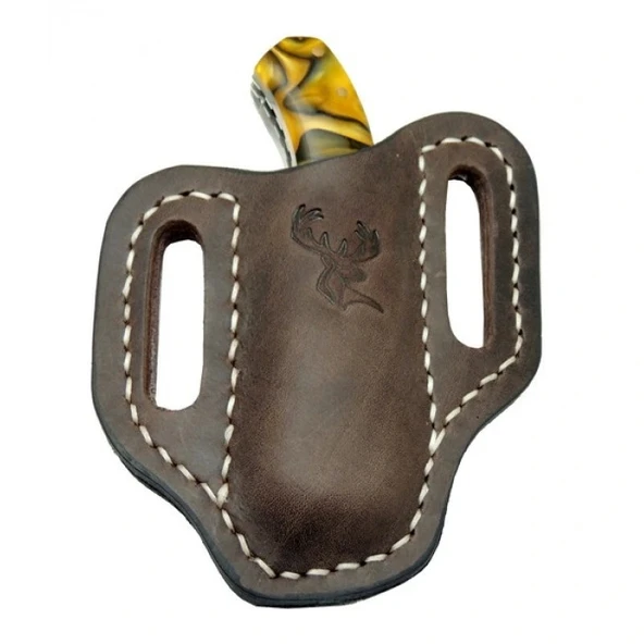 Deri Çakı Kılıfı Kelebek klbk bk