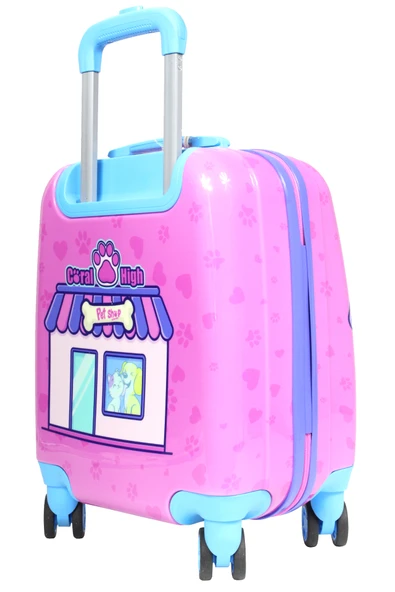 Coral High 16776 Pet Shop Desen - ABS  Çocuk Valizi - 4