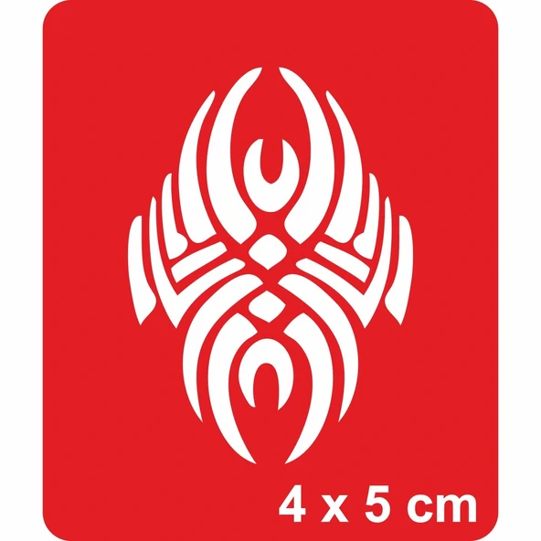 Akrep Tribal Tattoo Geçici Dövme Şablonları Kına Kalıpları ürün görseli 1