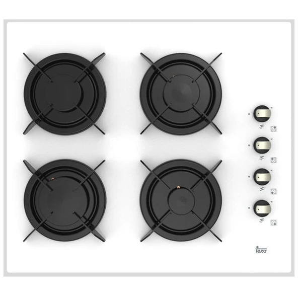 TEKA OCAK HEL LUX 60 4G AI AL L BEYAZ(CHEF 6) - 1
