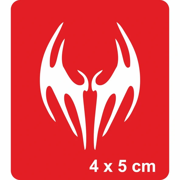 Yarasa Kanatları Tattoo Geçici Dövme Şablonları Kına Kalıpları ürün görseli 1