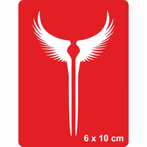 Dev Kanatlar Tattoo Geçici Dövme Şablonları Kına Kalıpları ürün görseli 1