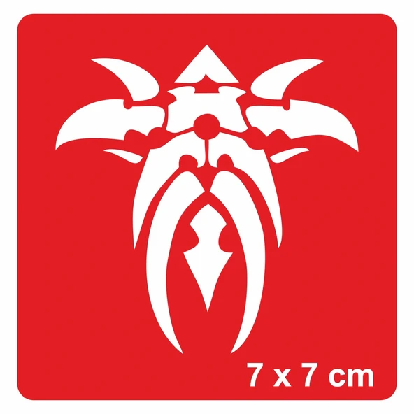 Tribal Çapa Tattoo Geçici Dövme Şablonları Kına Kalıpları ürün görseli 1