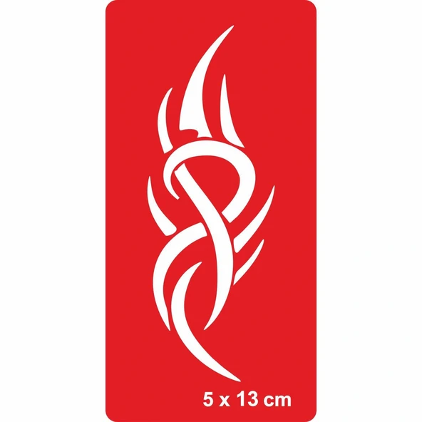 Tribal 69 Tattoo Geçici Dövme Şablonları Kına Kalıpları ürün görseli 1