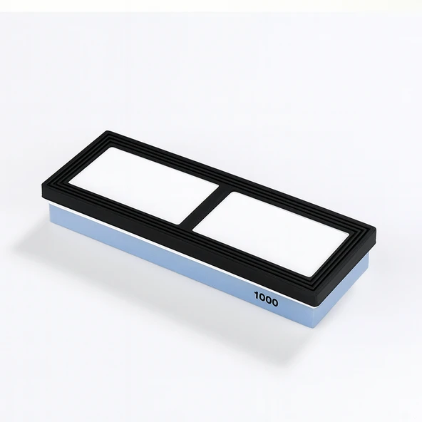 1000/6000 Grit Kum Çift Taraflı El Taşlama Profesyonel Bıçak El Aletleri Makas Şef Biley Bileme Taşı - Resim 7