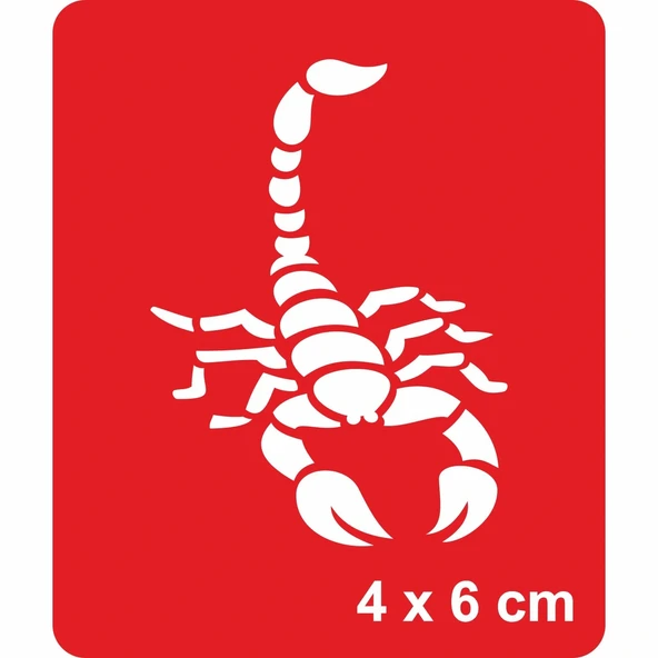 Vahşi Akrep Tattoo Geçici Dövme Şablonları Kına Kalıpları ürün görseli 1