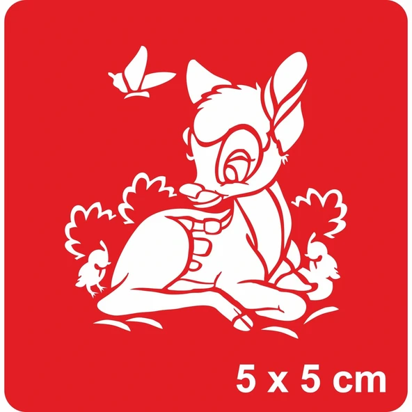 Kırlarda Bir Ceylan Tattoo Geçici Dövme Şablonları Kına Kalıpları