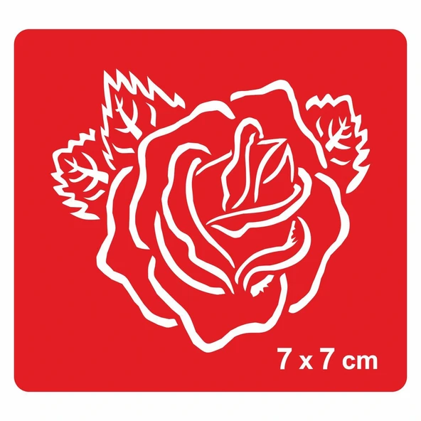 Gülü Birgün Seni Hergün Tattoo Geçici Dövme Şablonları Kına Kalıpları ürün görseli 1