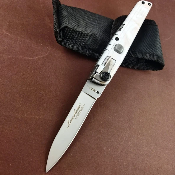 AlsepeteAvm Levetto Düğmeli İtalyan Stiletto Kamp Çakısı ürün görseli