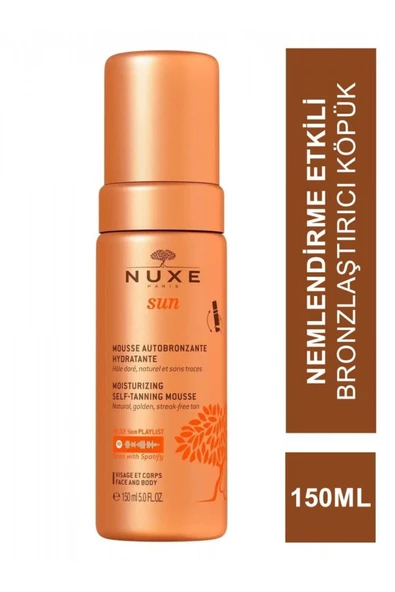 Nuxe Sun Moisturizing Self-Tanning Mousse ( Nemlendirme Etkili Bronzlaştırıcı Köpük ) 150 ml