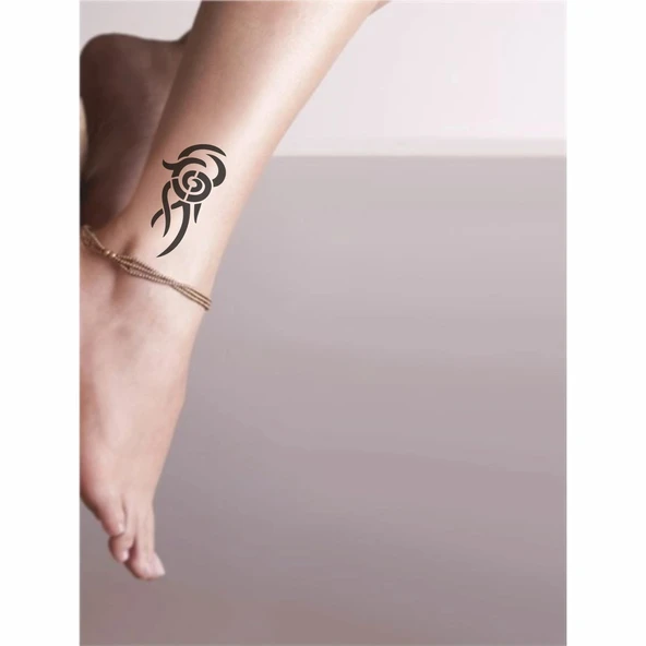 Trip Tribal Tattoo Geçici Dövme Şablonları Kına Kalıpları - 2