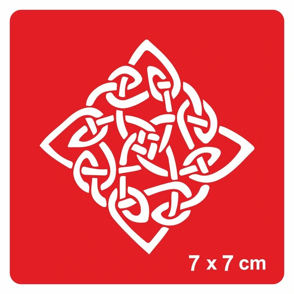 Çeltik Üçgen Yıldız Tattoo Geçici Dövme Şablonları Kına Kalıpları ürün görseli 1