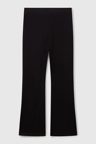 United Colors of Benetton Kız Çocuk 3DKECF037-25K İspanyol Tayt Siyah - Resim 2