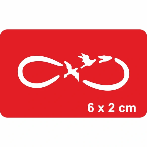 Sonsuza Dek Özgürdür Kuşlar Tattoo Geçici Dövme Şablonları Kına Kalıpları ürün görseli 1