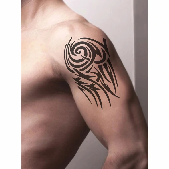 Tribal 205 Tattoo Geçici Dövme Şablonları Kına Kalıpları - 2