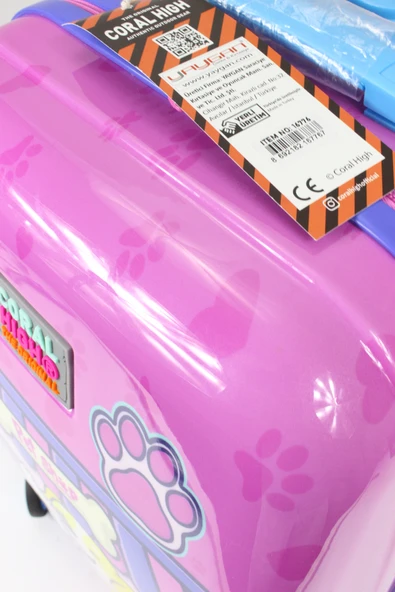 Coral High 16776 Pet Shop Desen - ABS  Çocuk Valizi - 6