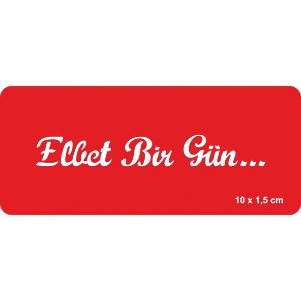 Elbet Bir Gün Tattoo Geçici Dövme Şablonları Kına Kalıpları