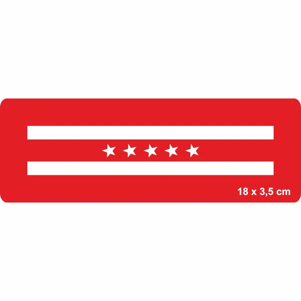 5 Yıldızlı İkili Bant Şerit  Tattoo Geçici Dövme Şablonları Kına Kalıpları ürün görseli 1