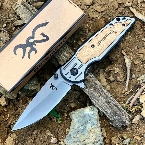 AlsepeteAvm X38 Survival Ahşap Kabze Kamp Çakısı ürün görseli