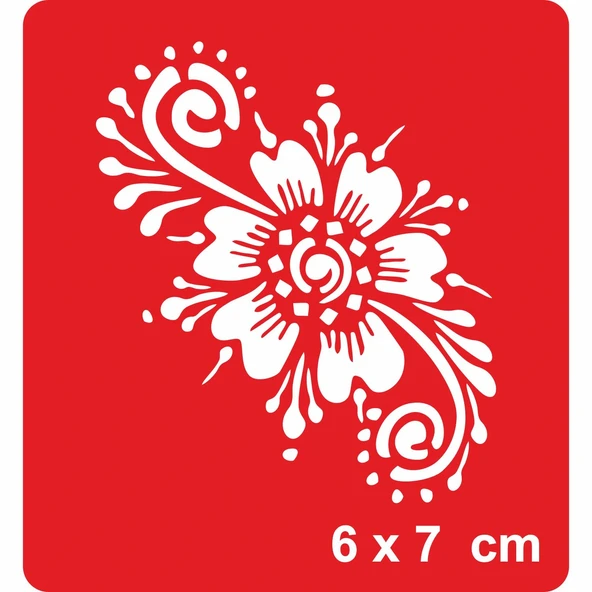 Hercai Menekşe Tattoo Geçici Dövme Şablonları Kına Kalıpları ürün görseli 1