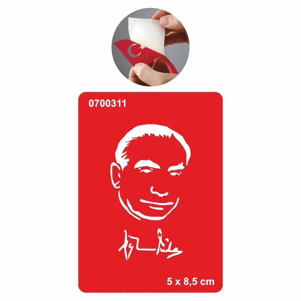 Türk Lider Tattoo Geçici Dövme Şablonları Kına Kalıpları ürün görseli 1